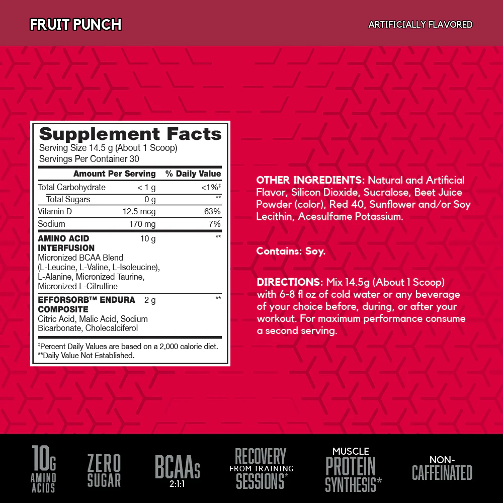 BSN AMINOX ENDURANCE & RECOVERY 435G (30SRV) NUTRITION