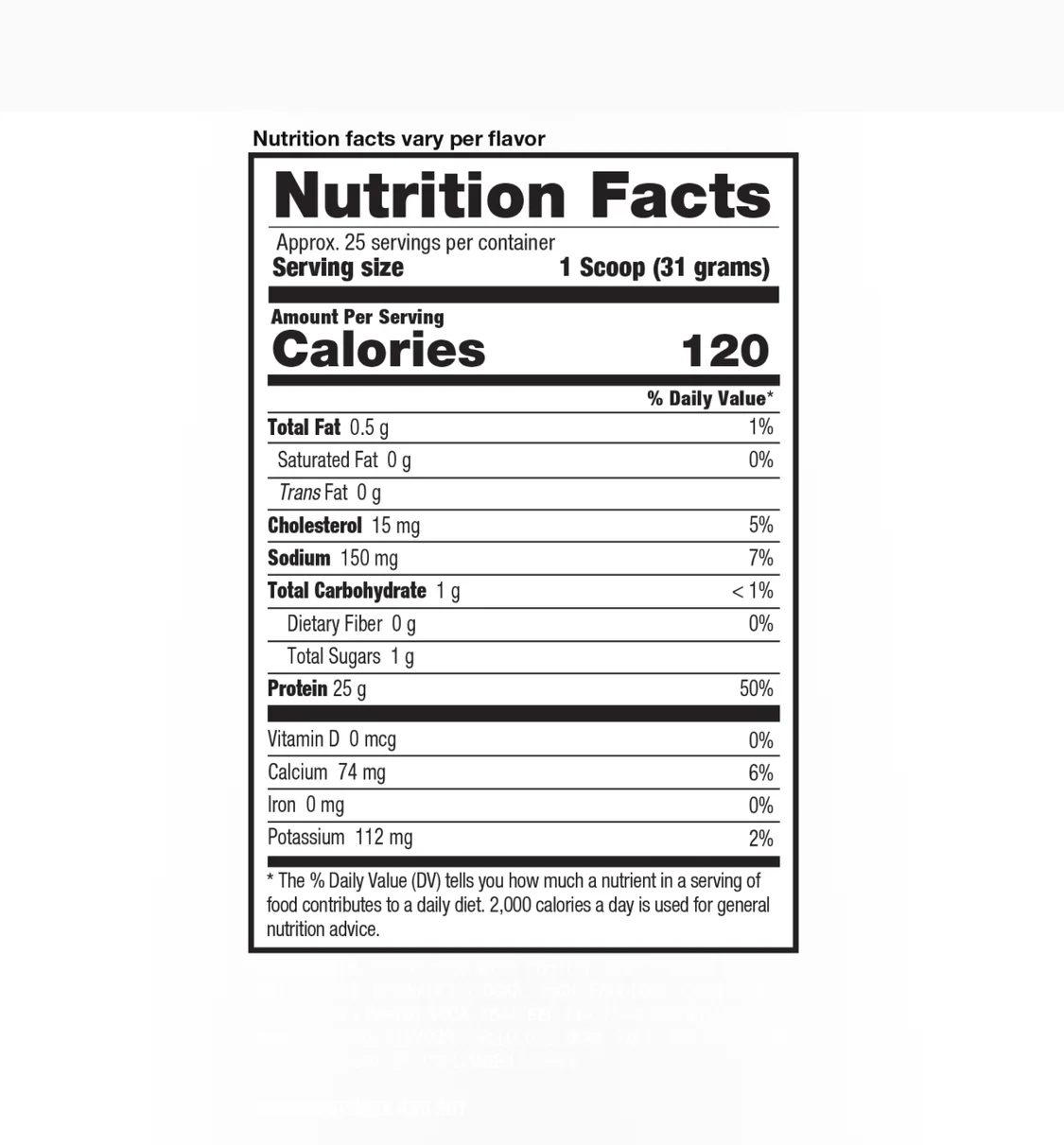 PR ISOLATE PROTEIN - 800G nutrition