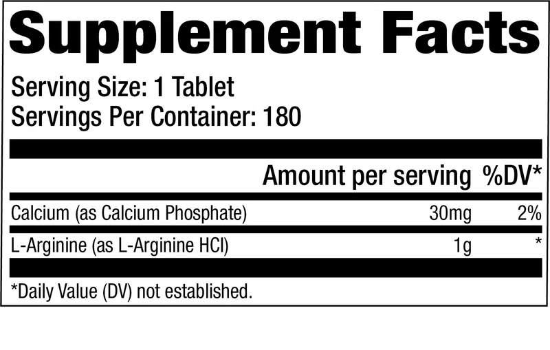 GAT ESSENTIALS L-ARGININE 180TABS nutrition