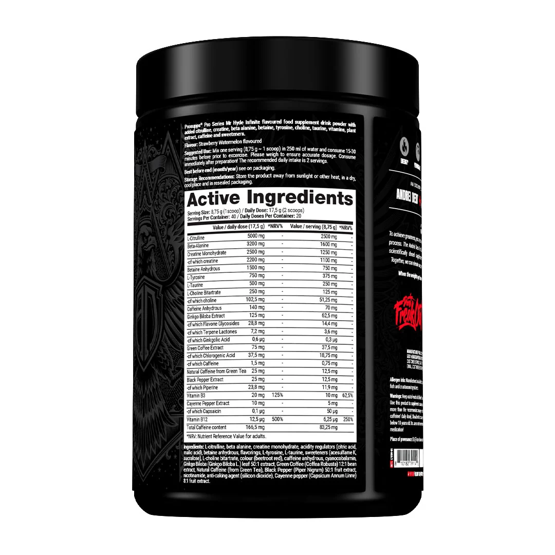 PROSUPPS MR HYDE INFINITE 350G (40SRV) 1 nutrition