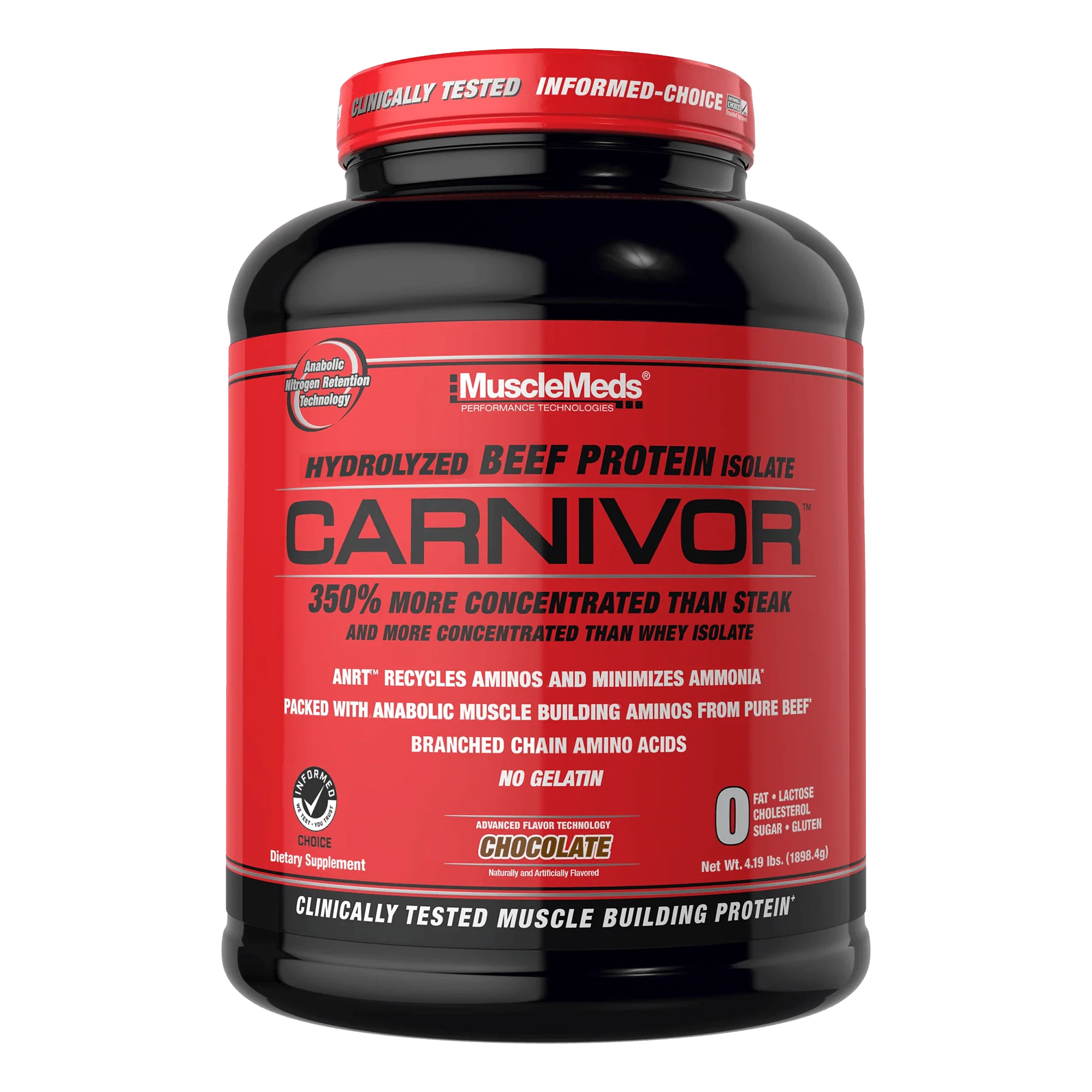 MUSCLEMEDS CARNIVOR ISOLATE BEEF PROTEIN - 1.68KG chocolate