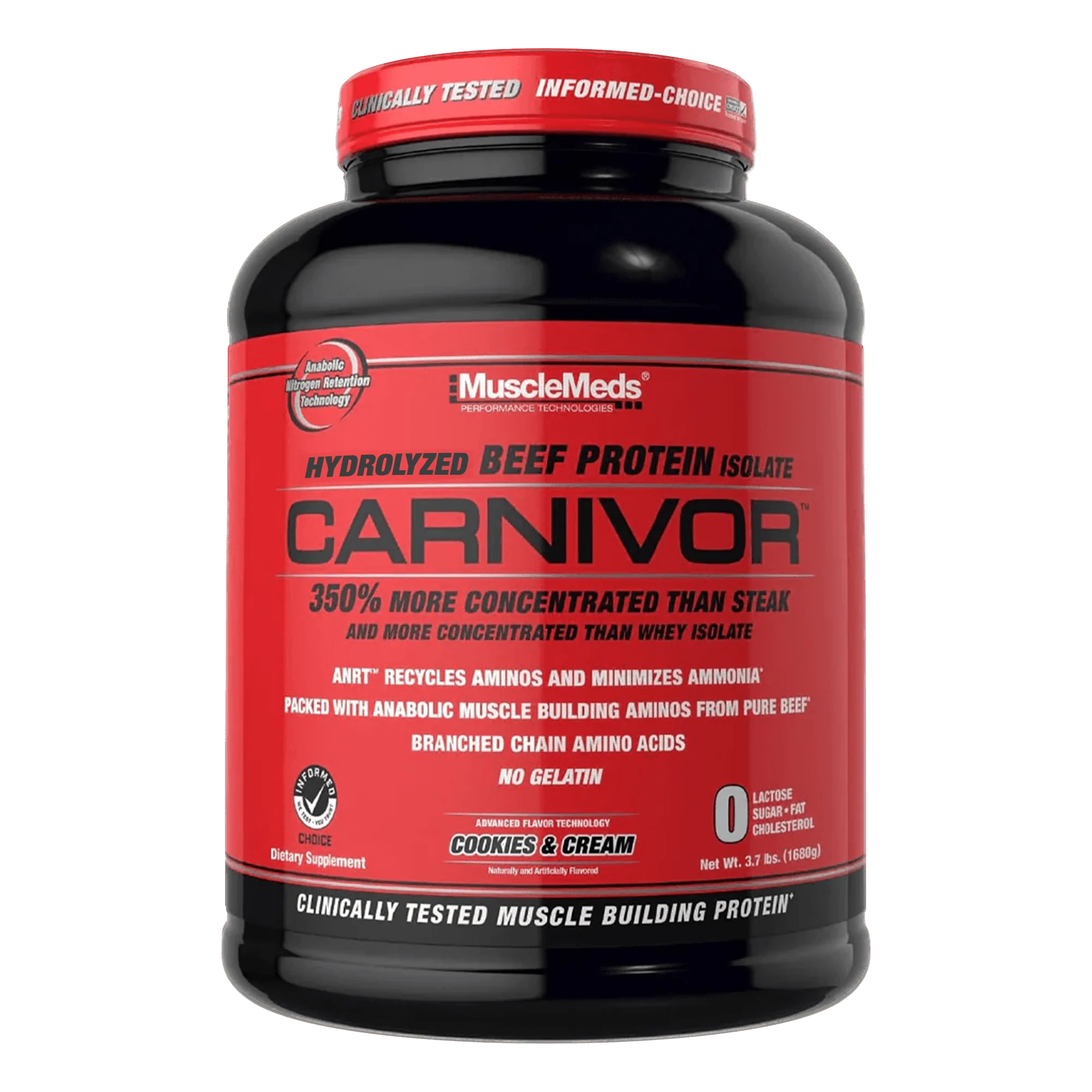 MUSCLEMEDS CARNIVOR ISOLATE BEEF PROTEIN - 1.68KG cookies