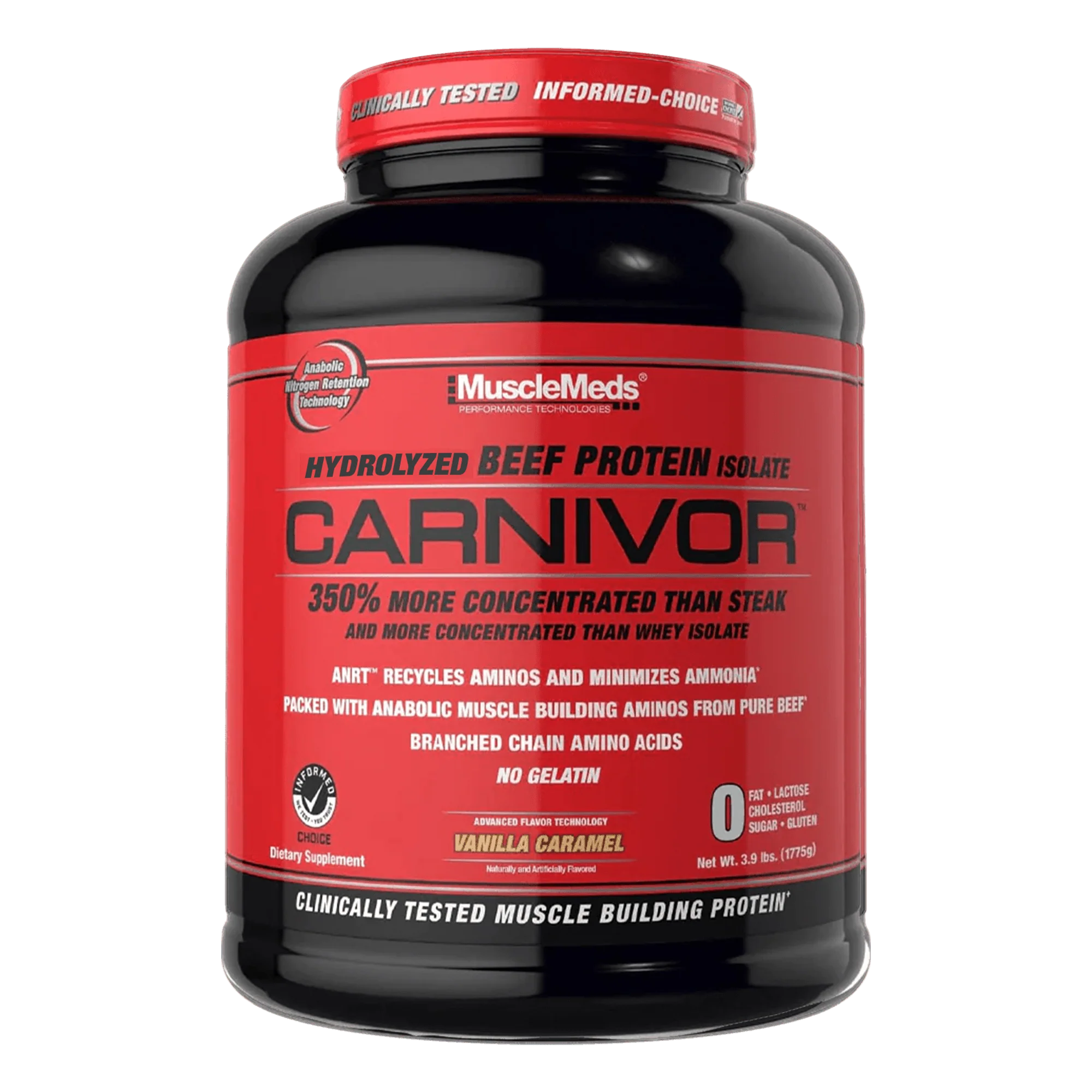 MUSCLEMEDS CARNIVOR ISOLATE BEEF PROTEIN - 1.68KG vanilla